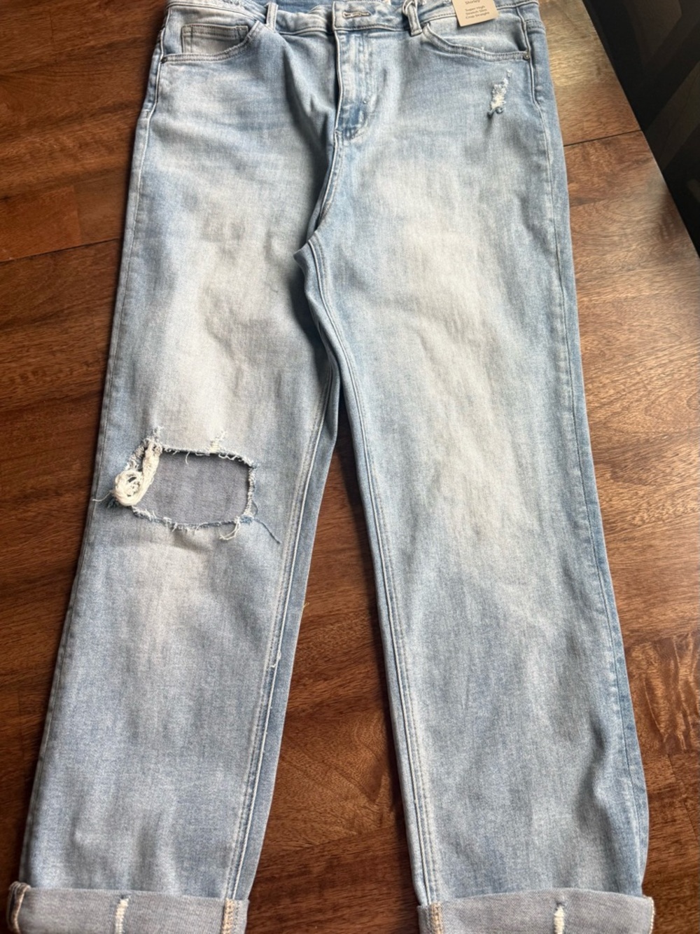 Amaryllis Shirley Super High Rise Slim Crop Jeans - Light Blue NWT